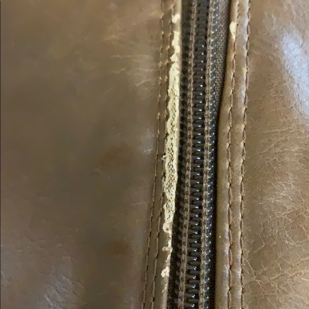 JustFab Knee High Boots Brown Faux Leather - Picture 8 of 8